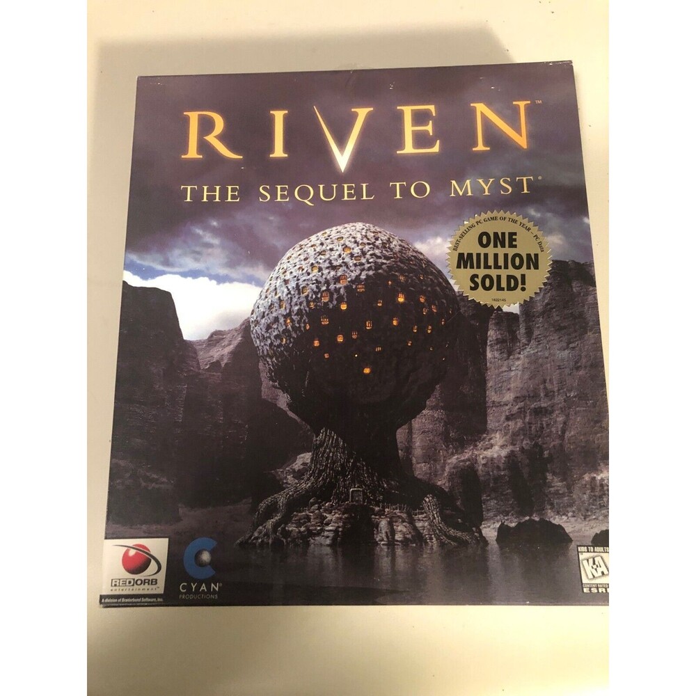 Riven The Sequel to Myst (Windows/Mac PC) Sealed CD Package New